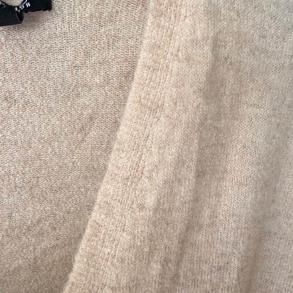 Cozy Blush Pink Open-Front Sweater - Picture 4 of 5